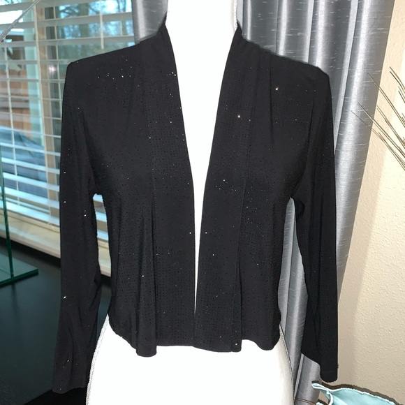 Calving Klein sparkling short cardigan black - Picture 8 of 8
